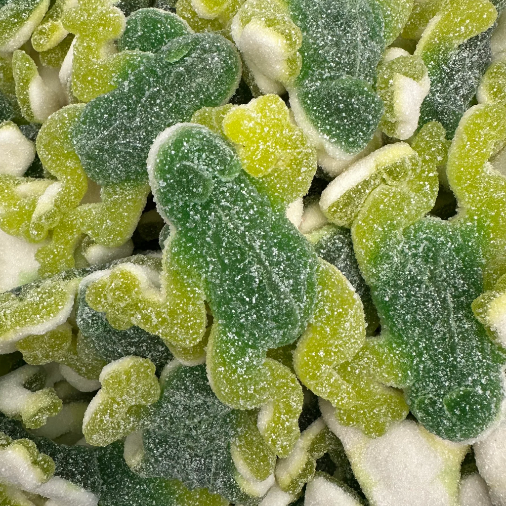 Big Fizzy Frog Gummy Foam Bottom Tester Candy (French)