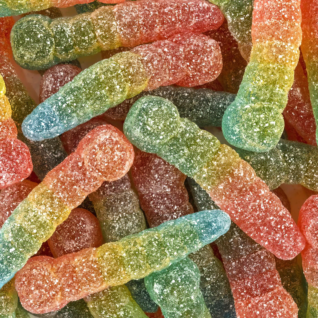 Haribo Sour Rainbow Worms (German)