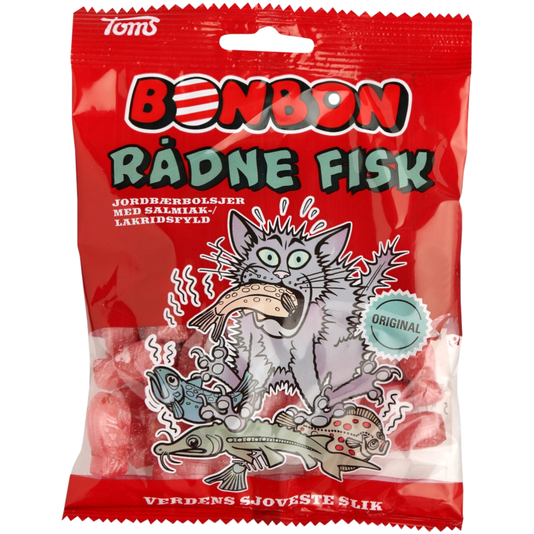 Toms Bonbon Rådne Fisk 'Rotten Fish' Candy (Norway) - 4.4oz (125g)