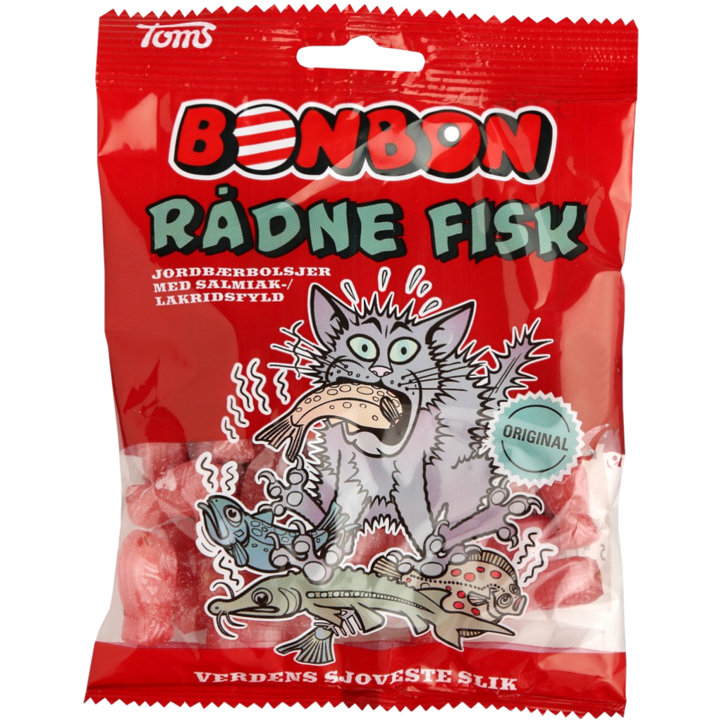 Toms Bonbon Rådne Fisk 'Rotten Fish' Candy (Norway) - 4.4oz (125g)