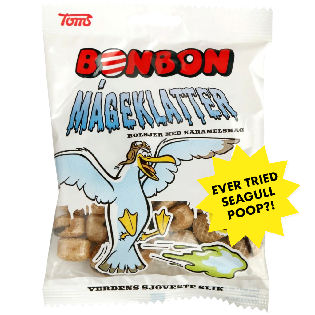 Toms Bonbon Mågeklatter 'Seagull Poop' Candy (Norway) - 4.4oz (125g)