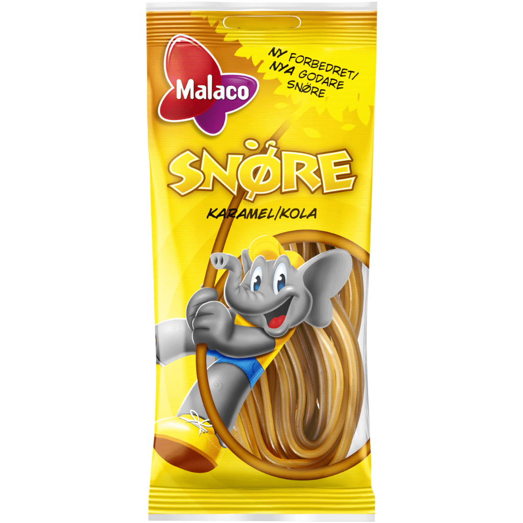 Malaco Snören Karamel (Caramel Laces) (Swedish) - 3.3oz (94g)