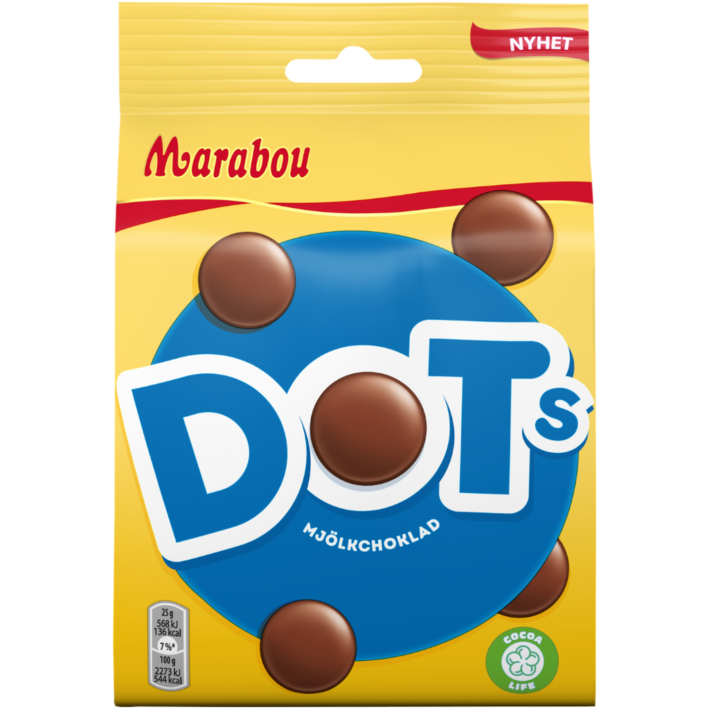 Marabou Dots Share Bag (Sweden) - 4.94oz (140g) 14-08-2024