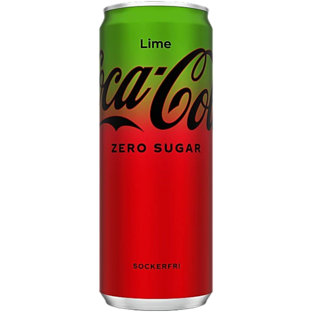 Coca Cola Zero Lime Can (Swedish) - 11.2fl.oz (330ml)