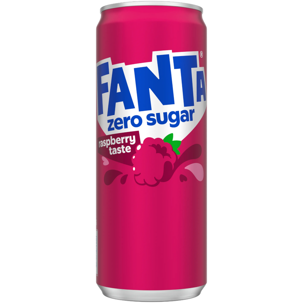 Fanta Raspberry Zero Sugar Can (Swedish) - 11.2fl.oz (330ml)