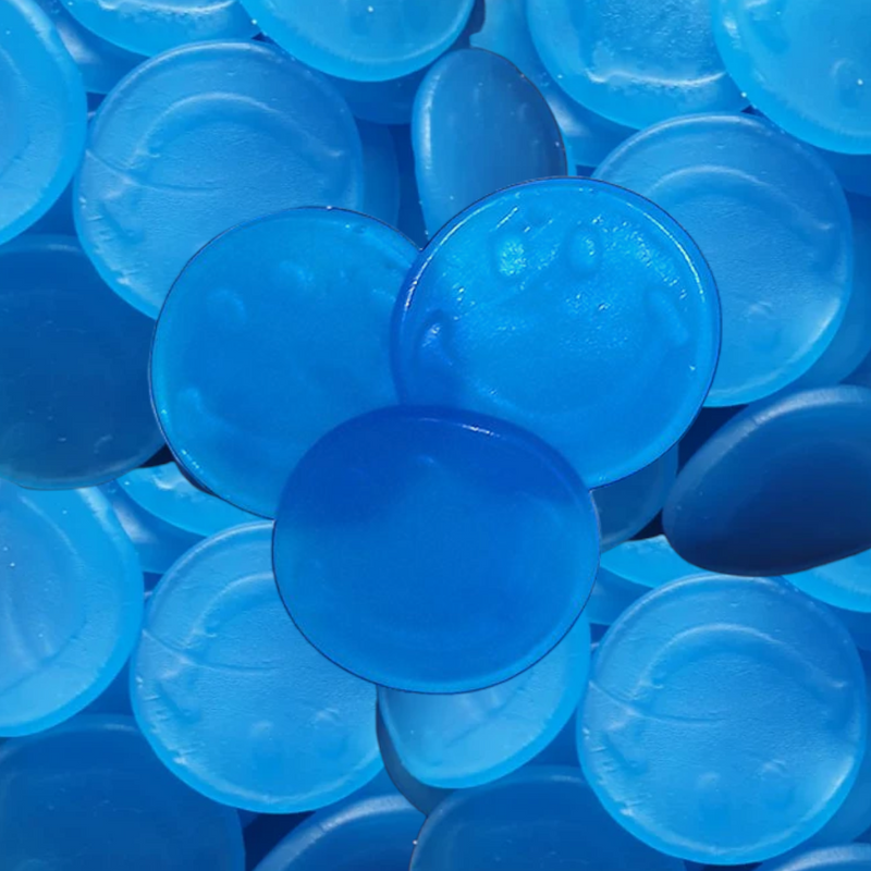 Blåa Smileys (Blue Smiles)