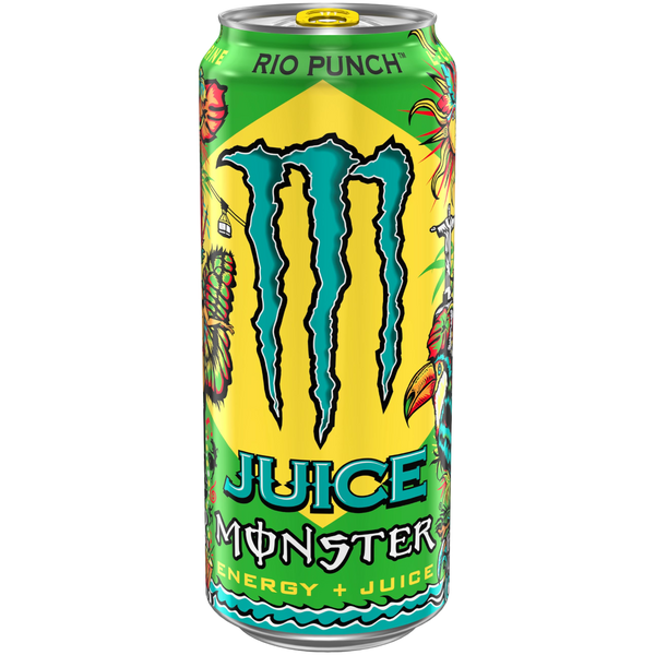 Monster Energy Juice Rio Punch (US Version) - 16fl.oz (473ml Monster Energy Juice Rio Punch (US Version) - 16fl.oz (473ml