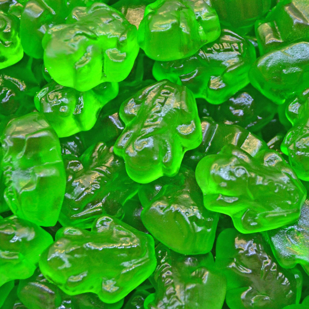 Gröna Grodor (Green Jelly Gooseberry Frogs) (Swedish) | Poppin Candy