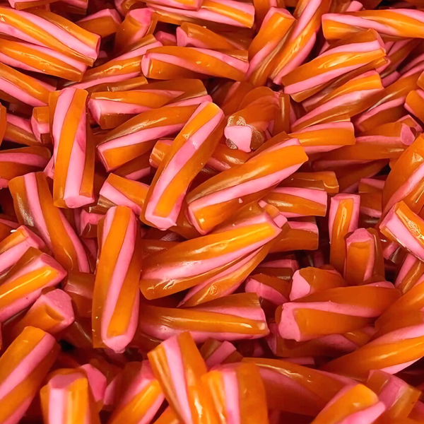 Tuttifrutti-Skruv (Tutti Frutti Fondant-Filled Screws)