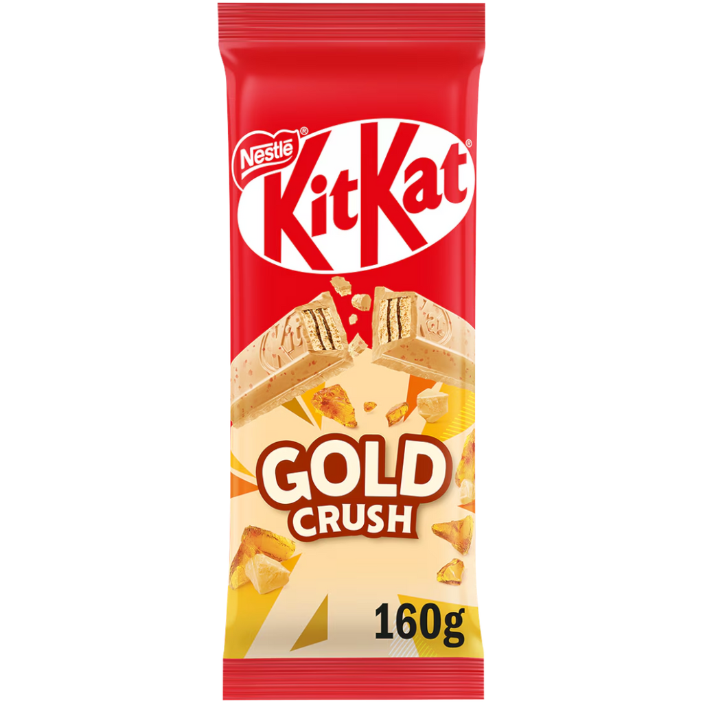 Kit Kat Gold Crush XL Chocolate Block (Australia) - 5.6oz (160g)