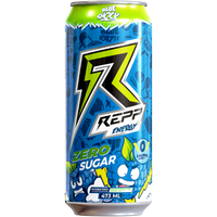 REPP (RAZE) Energy Blue Shock Zero Sugar Energy Drink (Swedish) - 16fl.oz (473ml)