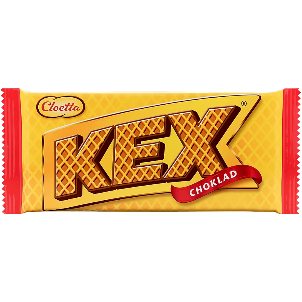 Cloetta Kexchoklad Big Chocolate Waffle Wafer Bar (Swedish) - 2.1oz (60g)