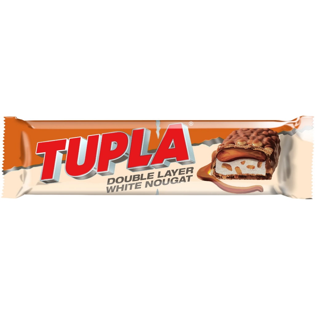 Tupla Double Layer White Nougat Chocolate Bar (Finnish) - 1.7oz (48g)