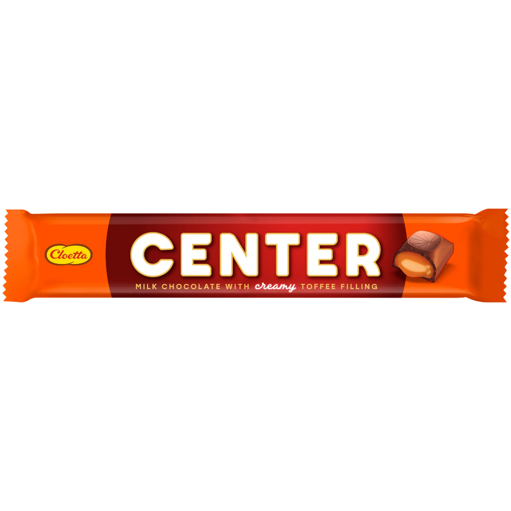 Cloetta Center Milk Chocolate With Creamy Toffee Bar (Swedish) - 1.76oz (50g)