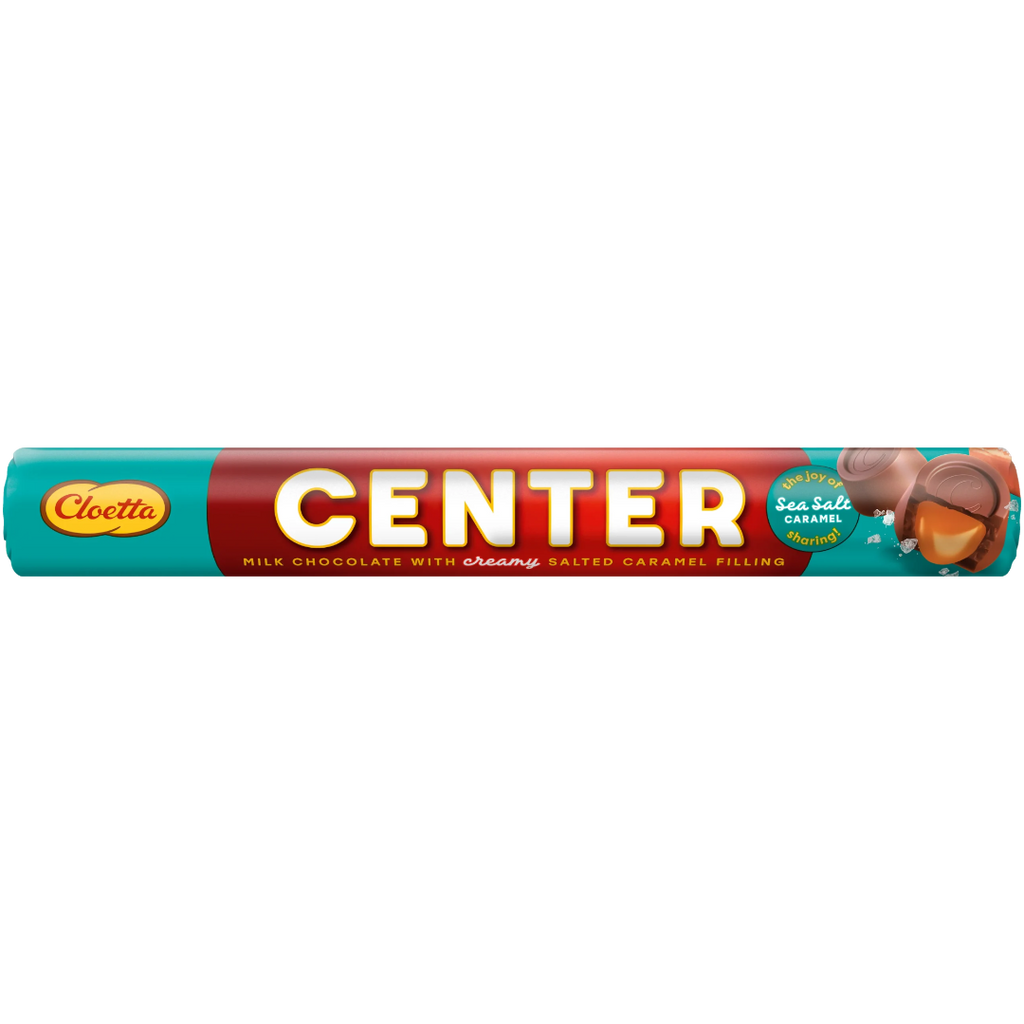 Cloetta Center Sea Salt Caramel Rulle (Swedish) - 2.75oz (78g)