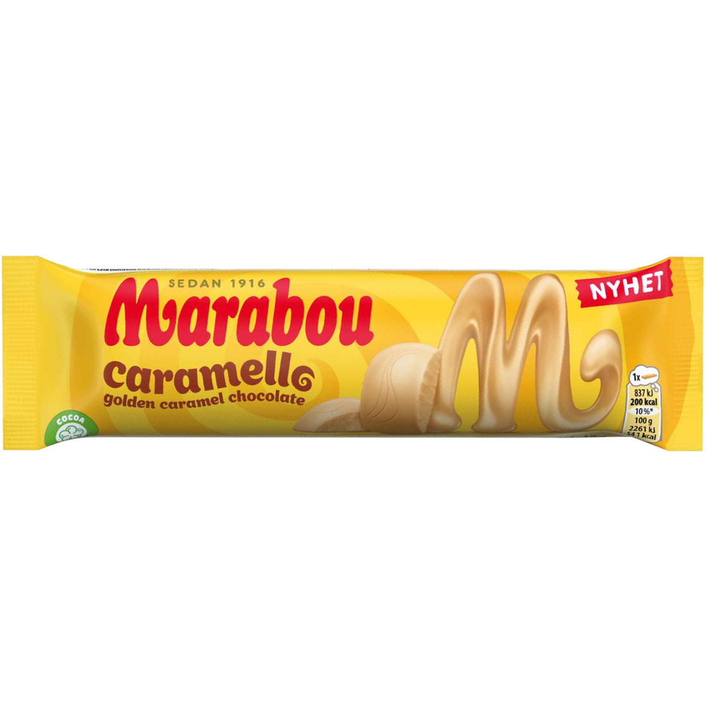 Marabou Caramello (Golden Caramel) Chocolate Bar (Sweden) - 1.31oz (37g)