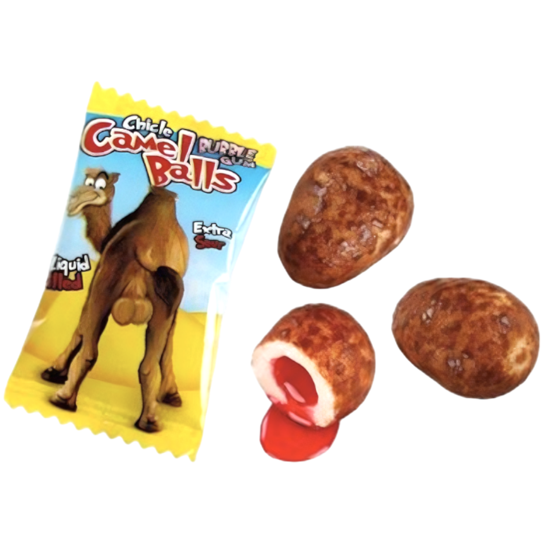 Fini Camel Balls Sour Liquid Filled Bubblegum - 0.18oz (5g)