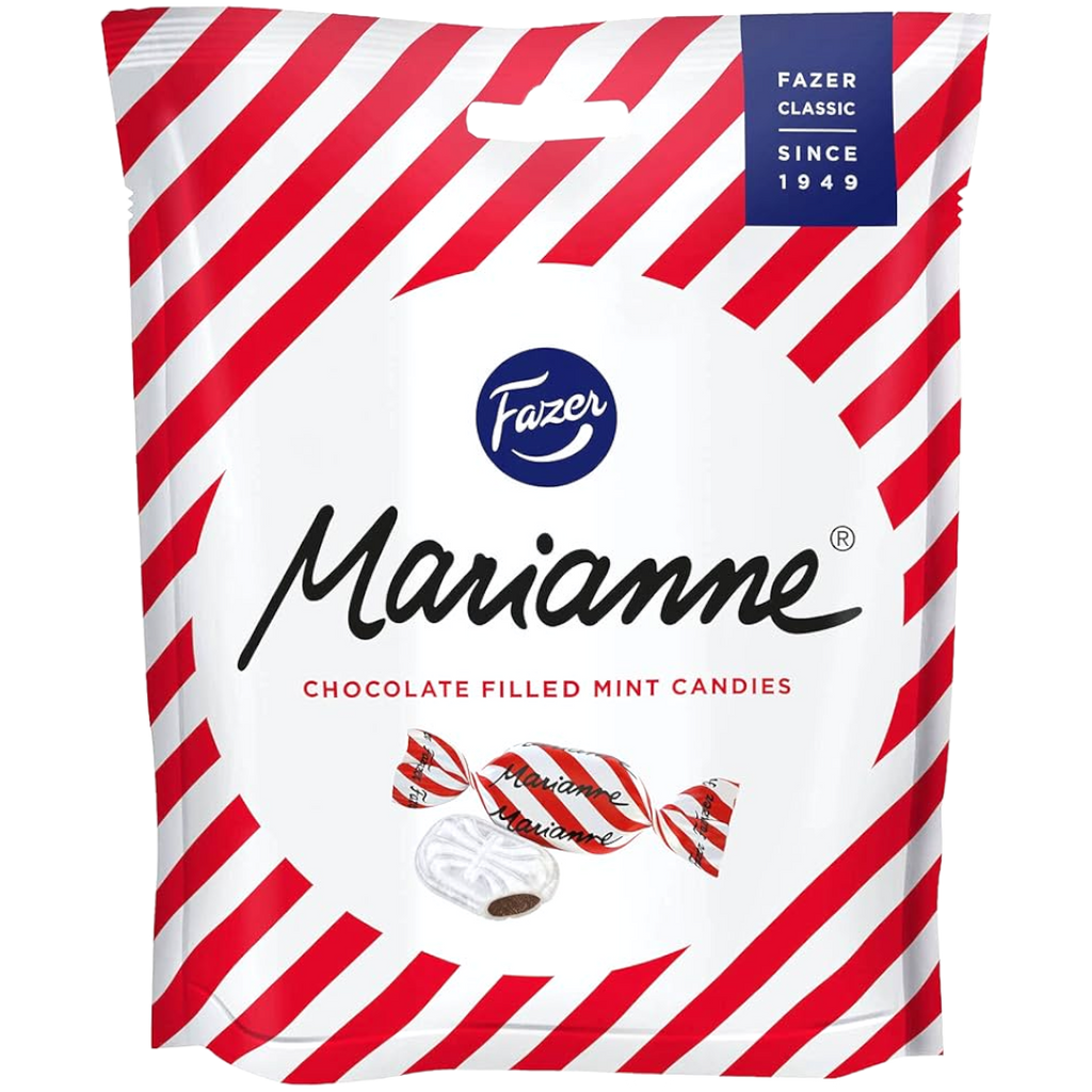 Fazer Marianne Chocolate Filled Mint Candies (Finland) - 4.23oz (120g)