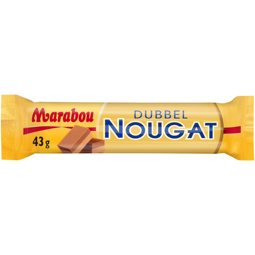 Marabou Dubbel Nougat Chocolate Bar (Sweden) - 1.52oz (43g)