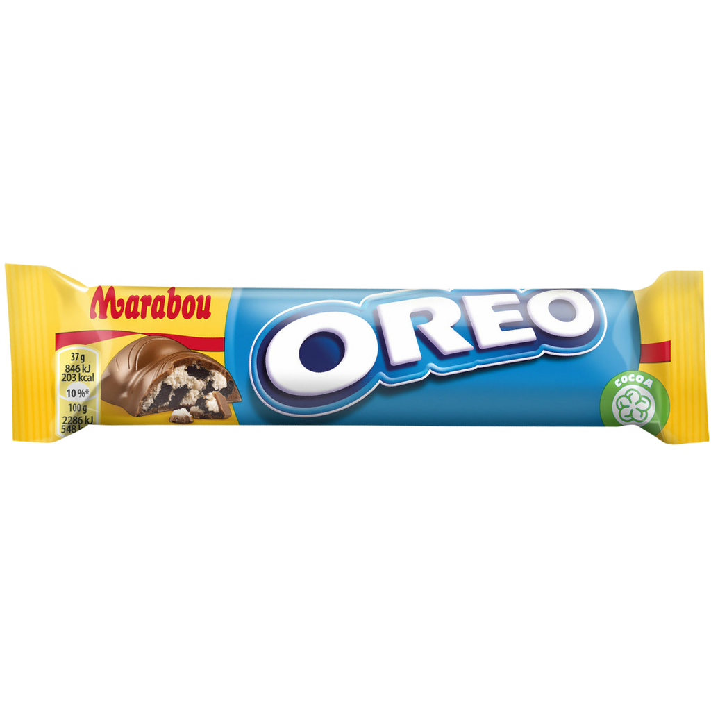 Marabou Oreo Cookies & Creme Filled Chocolate Bar (Sweden) - 1.31oz (37g)