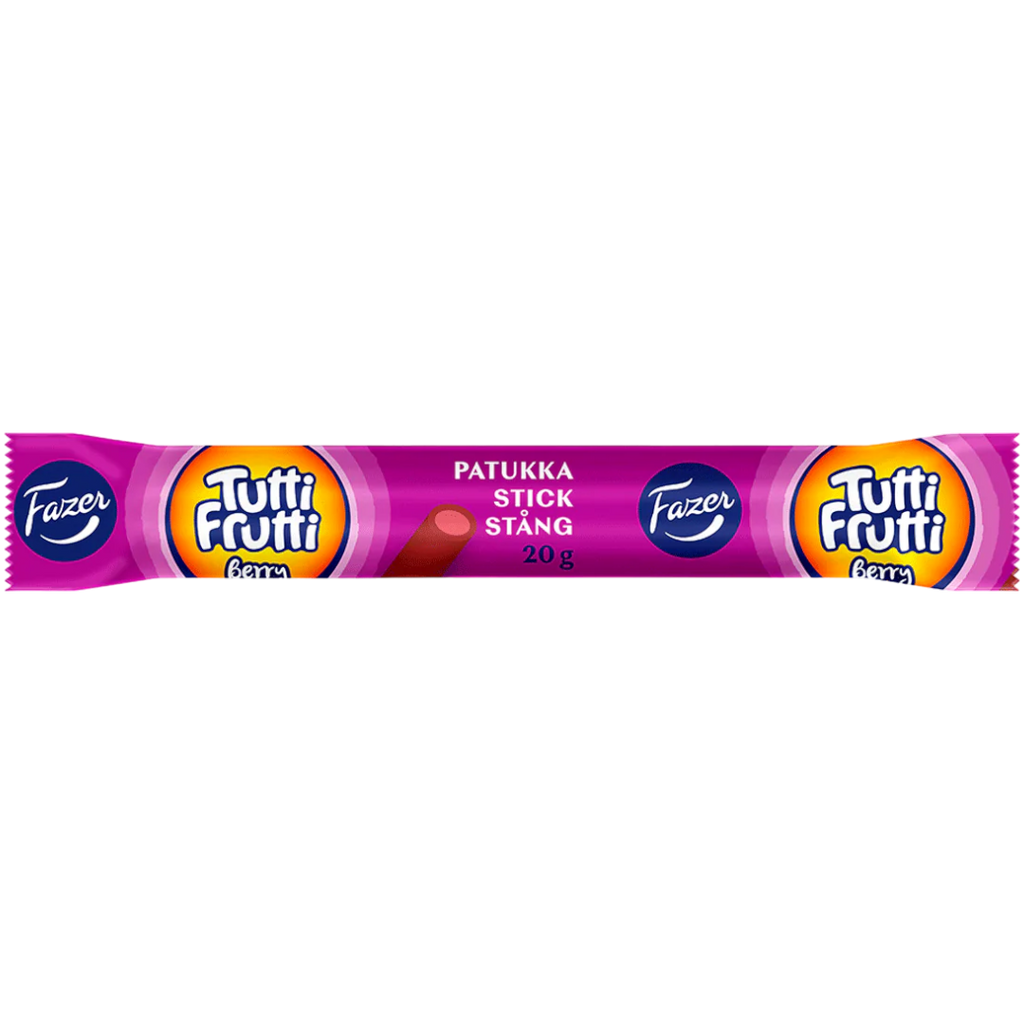 Fazer Tutti Frutti Berry Candy Stick (Finnish) - 0.71oz (20g)