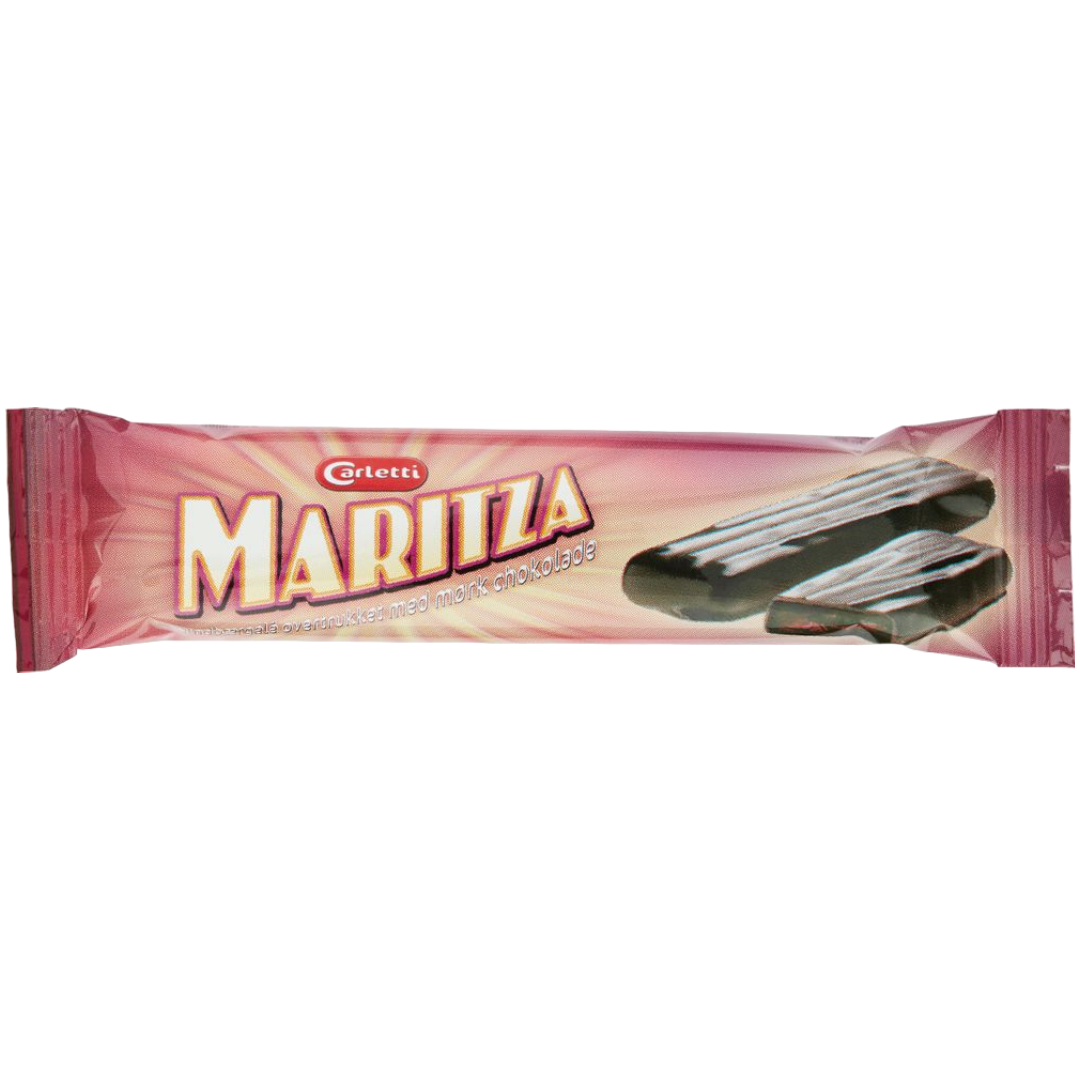 Carletti Maritza Raspberry Jelly Chocolate Bar (Danish) - 1.06oz (30g)