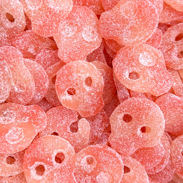 Sure Skallar Rosa (Sour Peach Pinky Skulls)