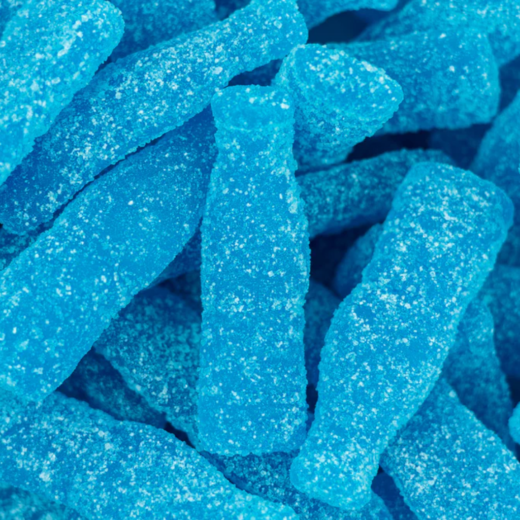 Sour Fizzy Blue Bottles (Swedish)