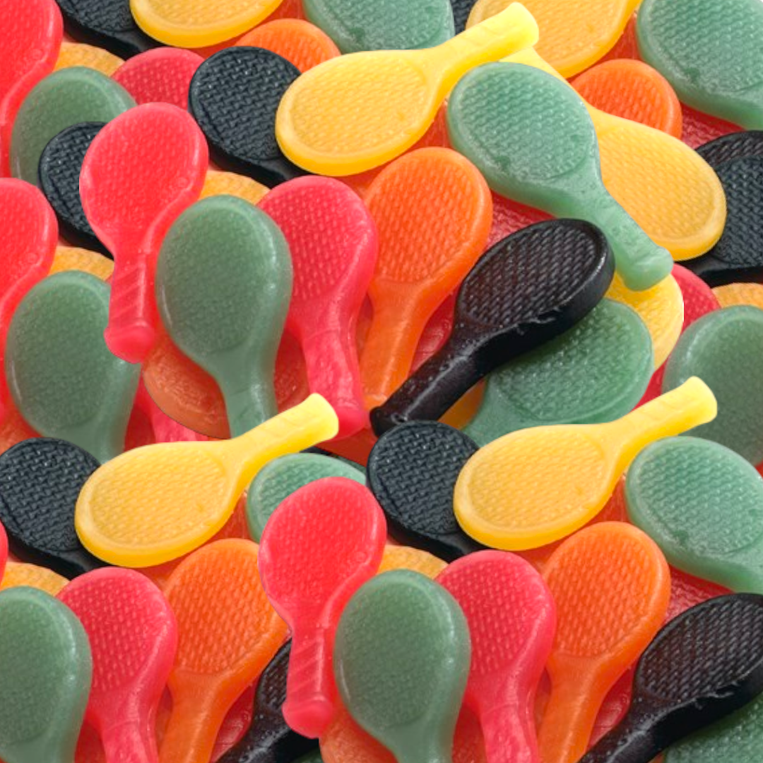 Gummy Tennis Rackets (Danish)