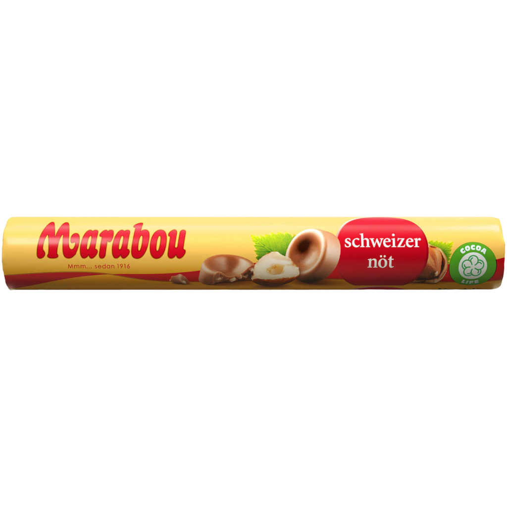 Marabou Schweizernotrulle (Hazelnut Milk Choc Roll) (Sweden) - 2.36oz (67g)