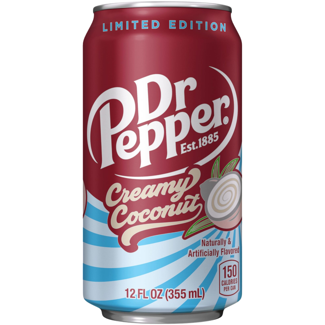 Dr Pepper Creamy Coconut (Limited Edition) - 12fl.oz (355ml)