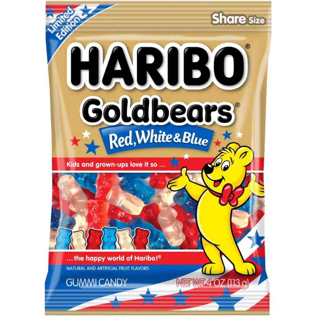 Haribo Goldbears Red, White & Blue (Limited Edition) - 4oz (113g)