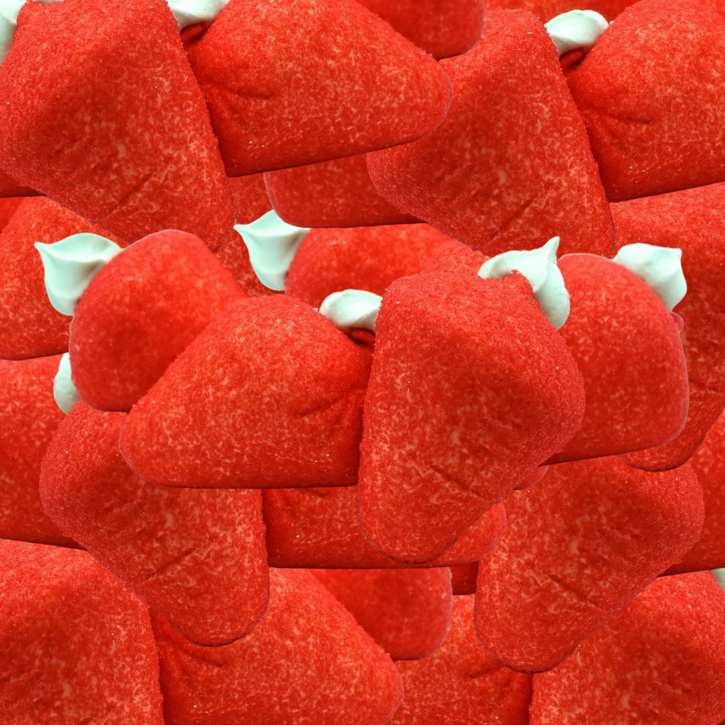 Mega Straberry Mega Strawberry Mallows (Italian) | Poppin Candy