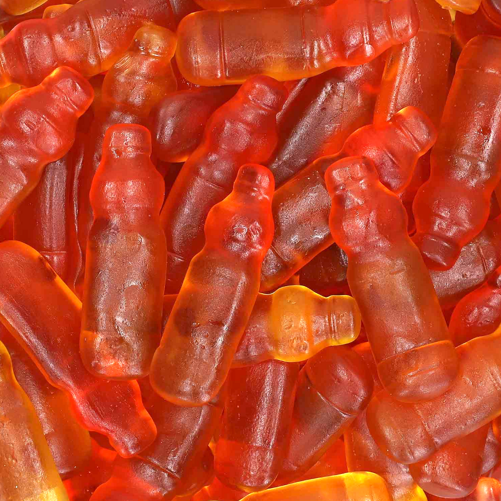 Haribo Happy Ice Tea (Peach & Lemon Ice Tea Bottles) (Germany)