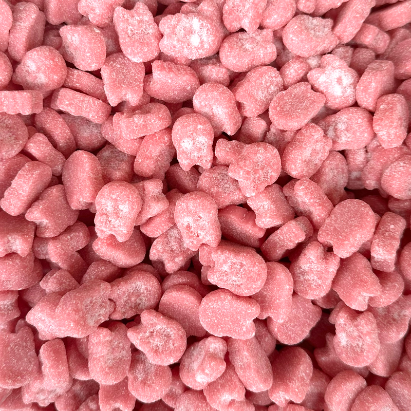 BUBS Sour Raspberry Micro Foam Skulls (Swedish)