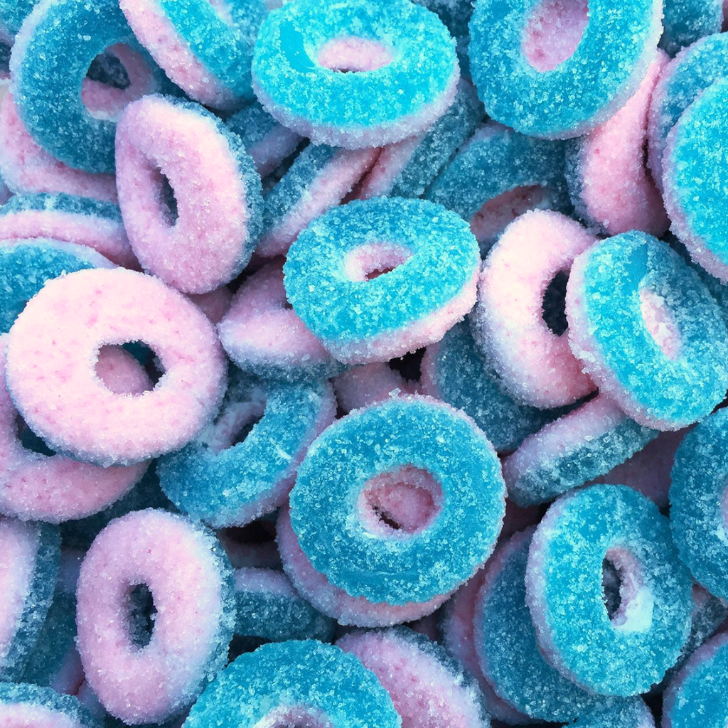 Fizzyringar (Fizzy Bubblegum Rings) (Swedish)