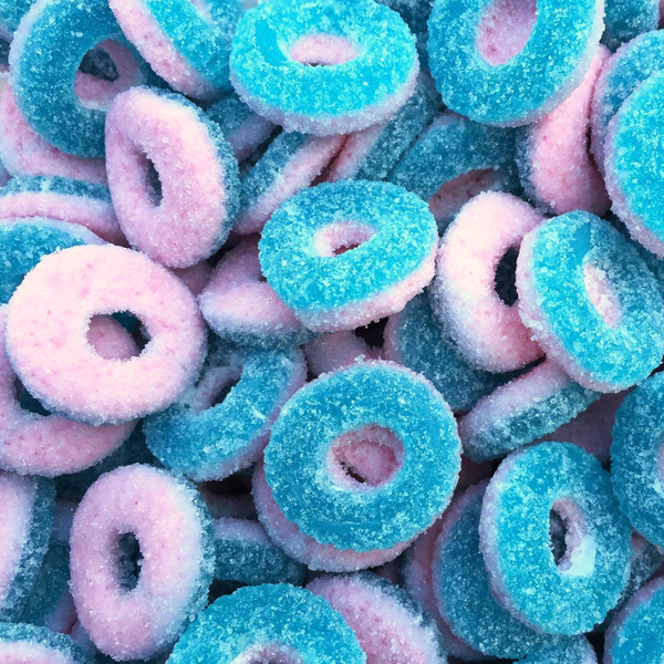 Fizzyringar (Fizzy Bubblegum Rings)
