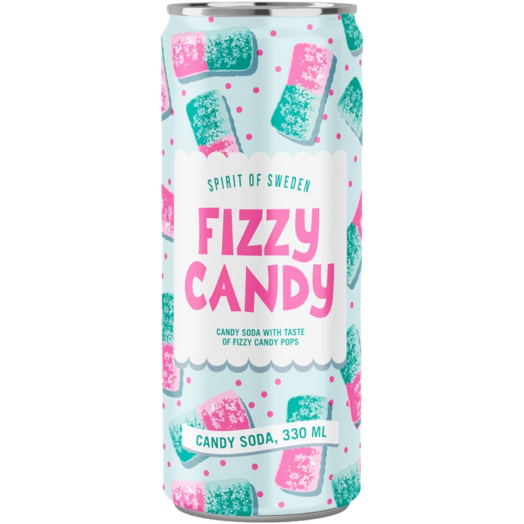 Fizzy Candy Flavoured Soda (Swedish) - 11.2fl.oz (330ml) | Poppin Candy