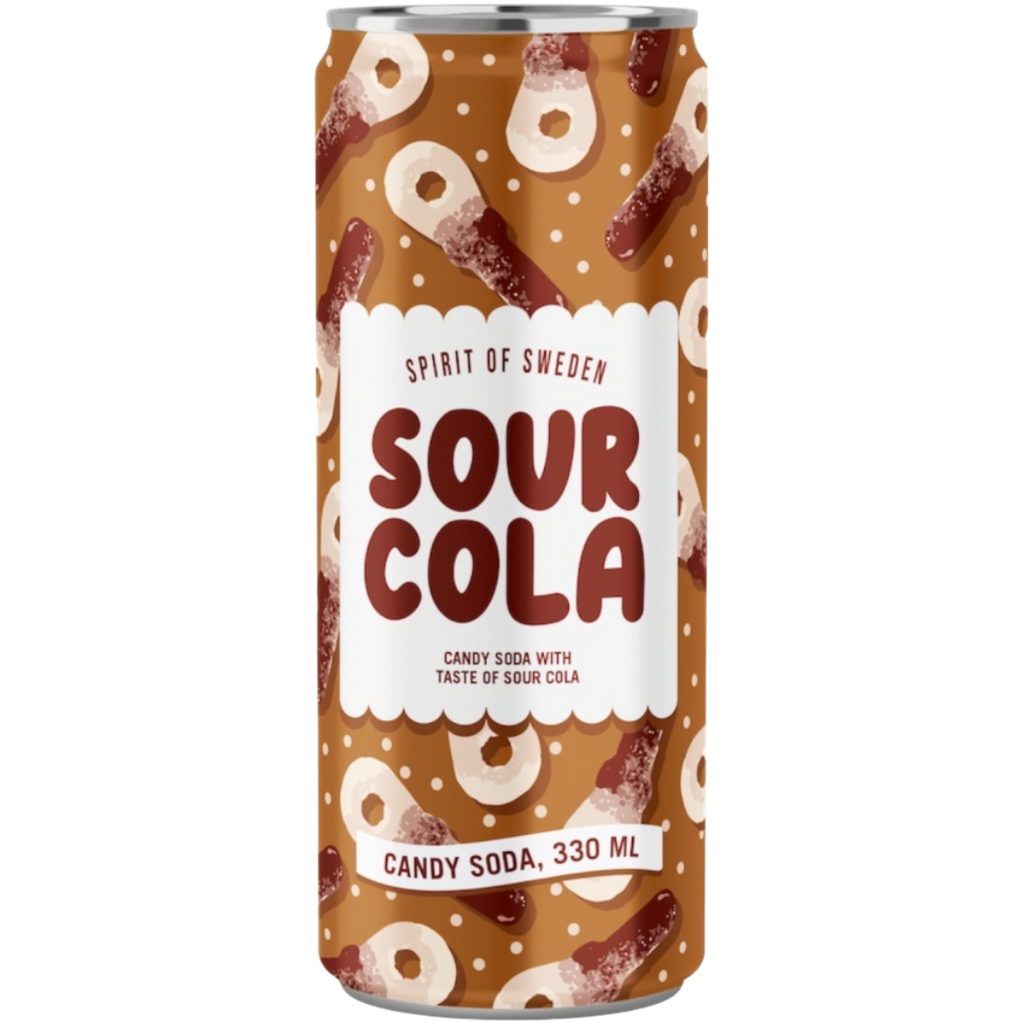 Sour Cola Candy Flavoured Soda (Swedish) - 11.2fl.oz (330ml)