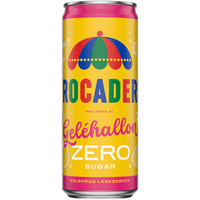 Trocadero Geléhallon (Raspberry Jelly Candy) Zero Soda (Swedish) - 11.2fl.oz (330ml)