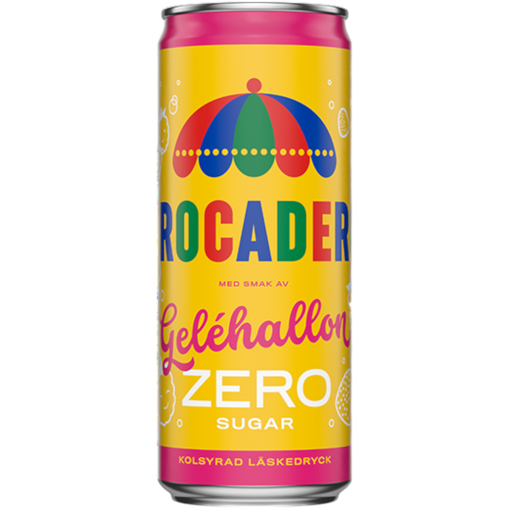 Trocadero Geléhallon (Raspberry Jelly Candy) Zero Soda (Swedish) - 11 ...