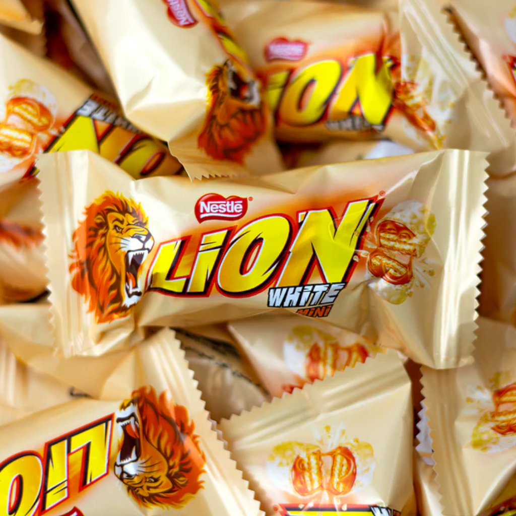 Lion Bar White Minis (British)