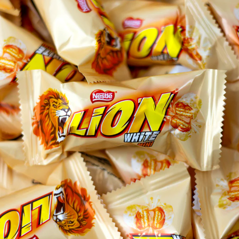 Lion Bar White Minis (British)