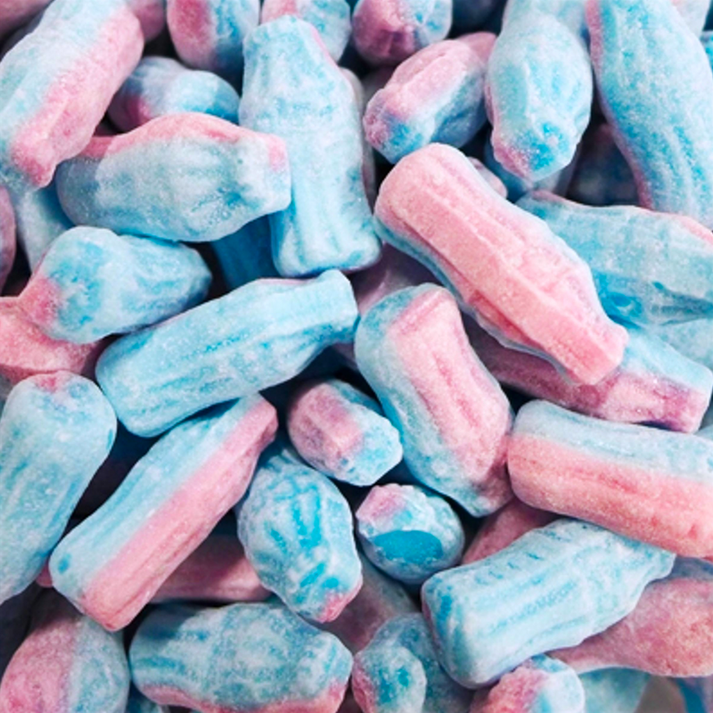 Fizzyflaska (Fizzy Bubblegum Bottles Hard Candy) (Swedish)