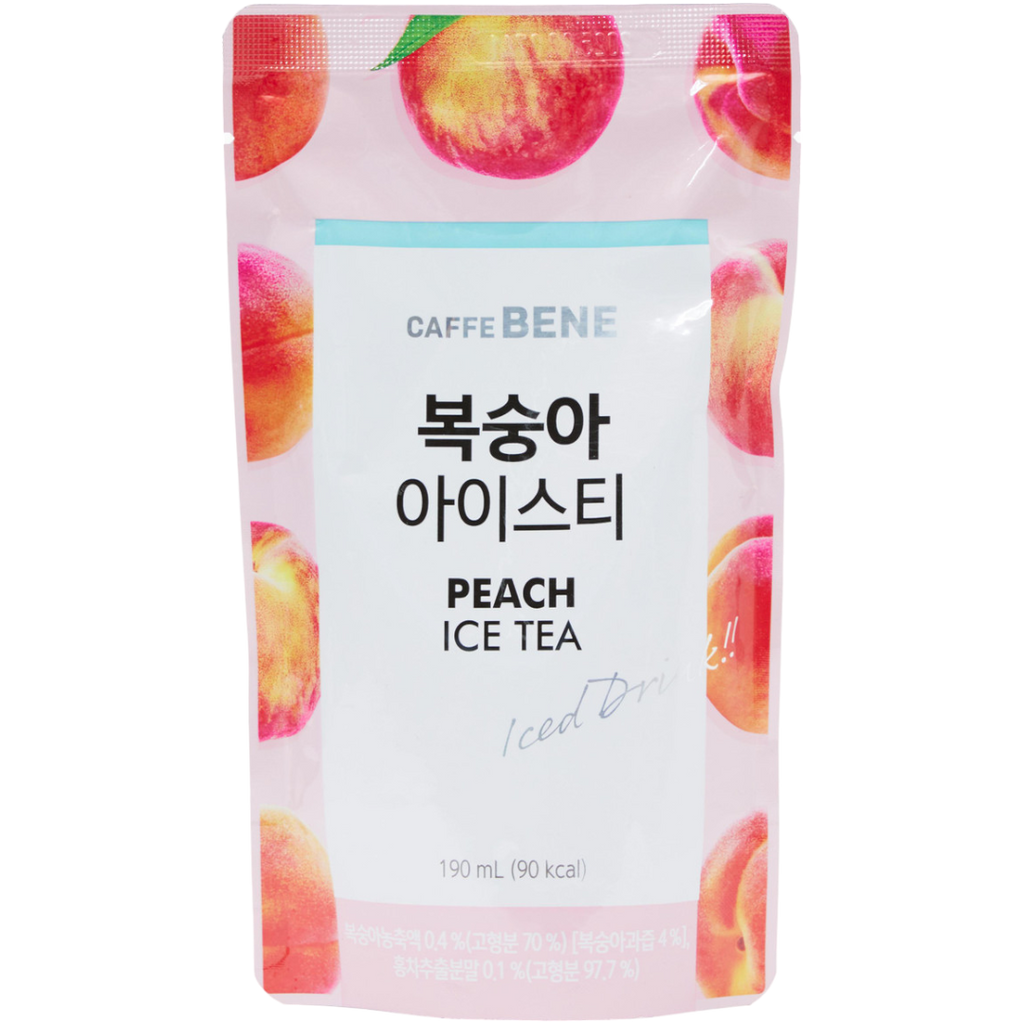 Caffe Bene Peach Ice Tea - 6.4fl.oz (190ml)