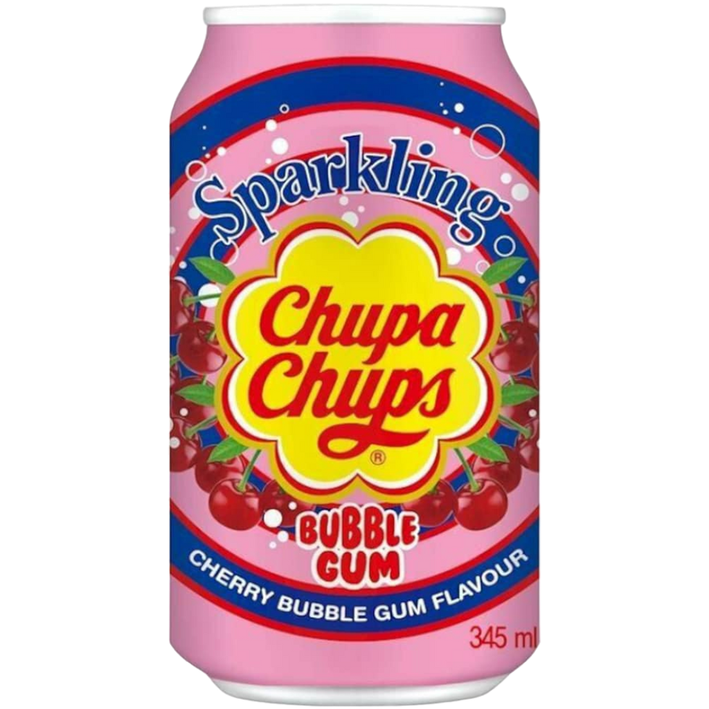 Chupa Chups Sparkling Cherry Bubblegum Soda - 11.6fl.oz (345ml)