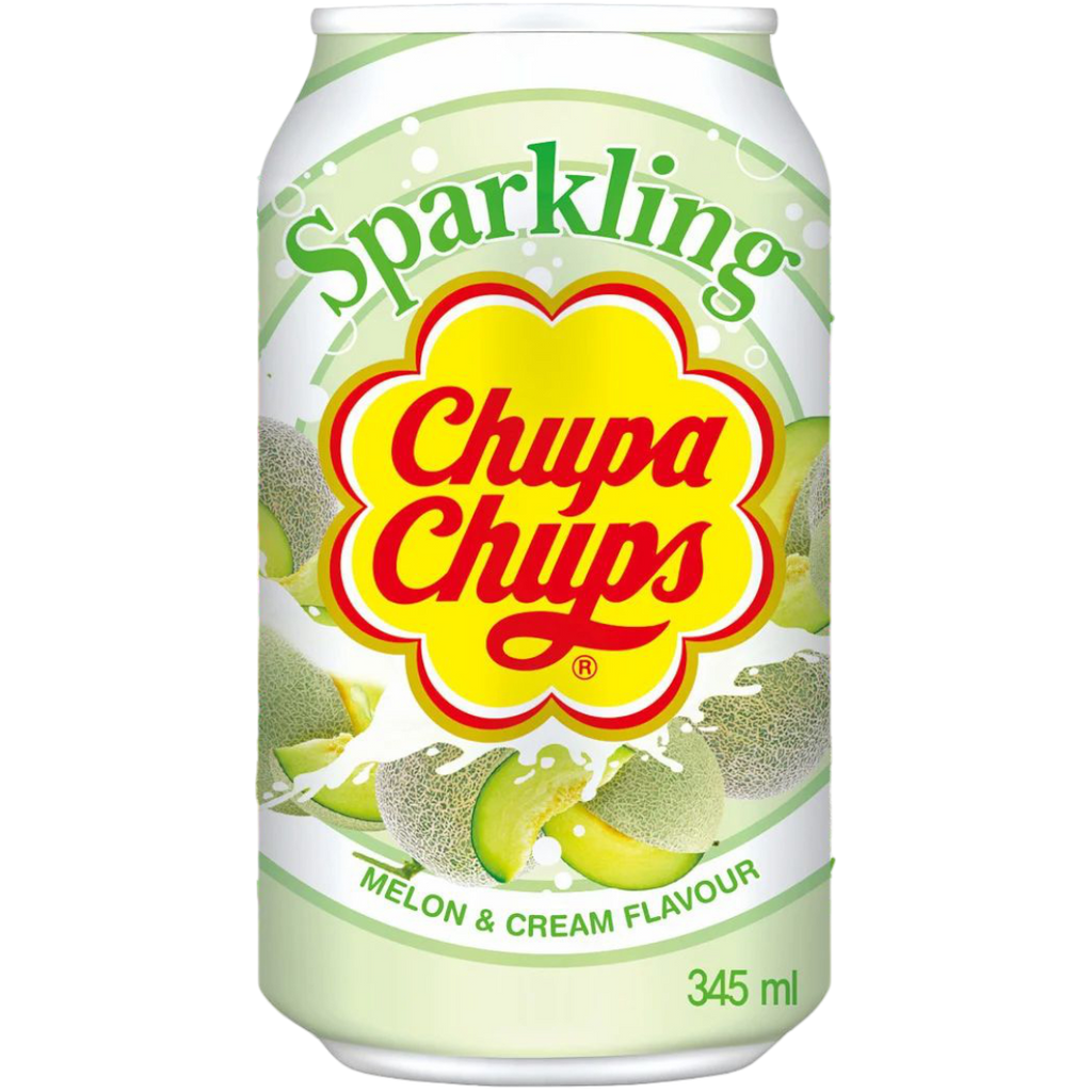 Chupa Chups Sparkling Melon & Cream Soda (Korea) - 11.6fl.oz (345ml)