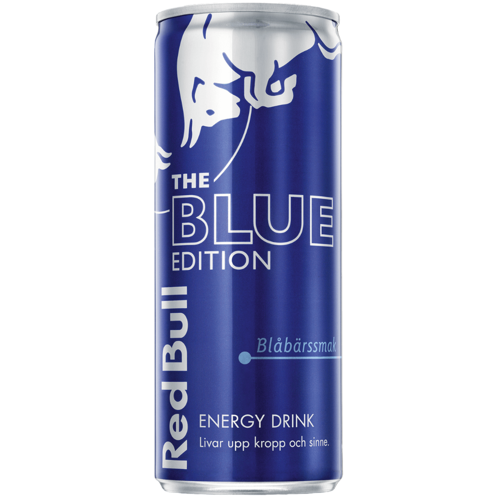 Red Bull Blue Edition Blåbärssmak (Blueberry) (Swedish) - 8.45fl.oz (250ml)