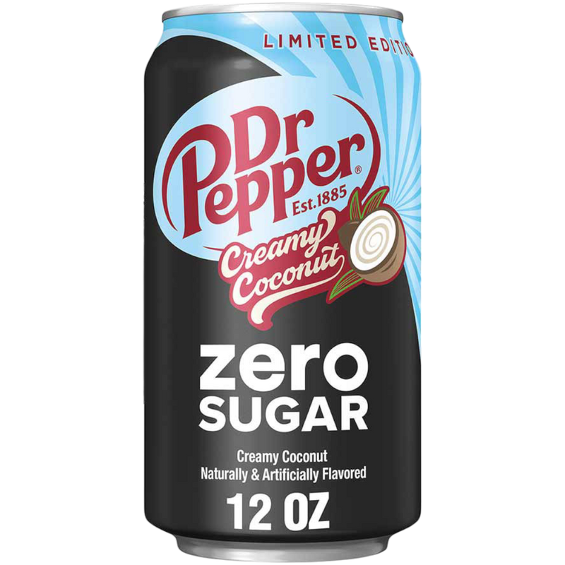 Dr Pepper Creamy Coconut Zero Sugar (Limited Edition) - 12fl.oz (355ml)