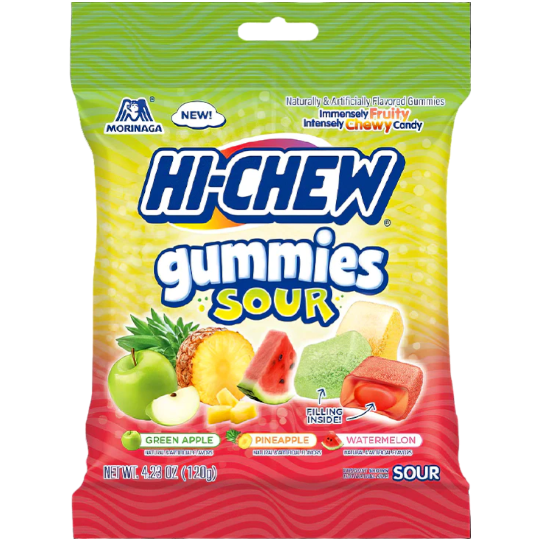 Hi-Chew Gummies Sour Peg Bag - 4.23oz (120g)